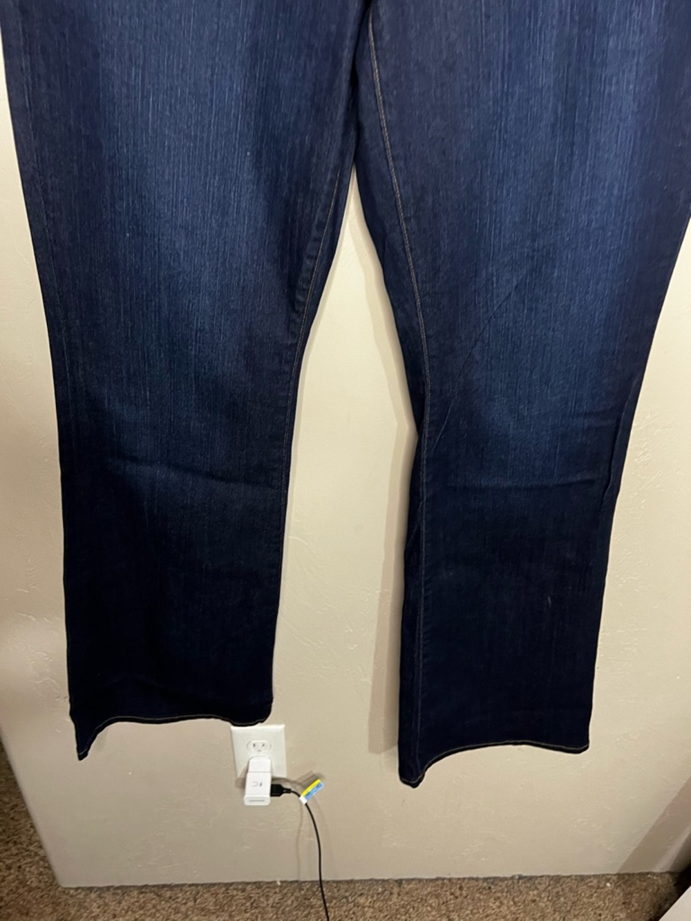 Gap 1969 NWT The Perfect Boot Cut Dark Blue Denim Jeans - Picture 4 of 10